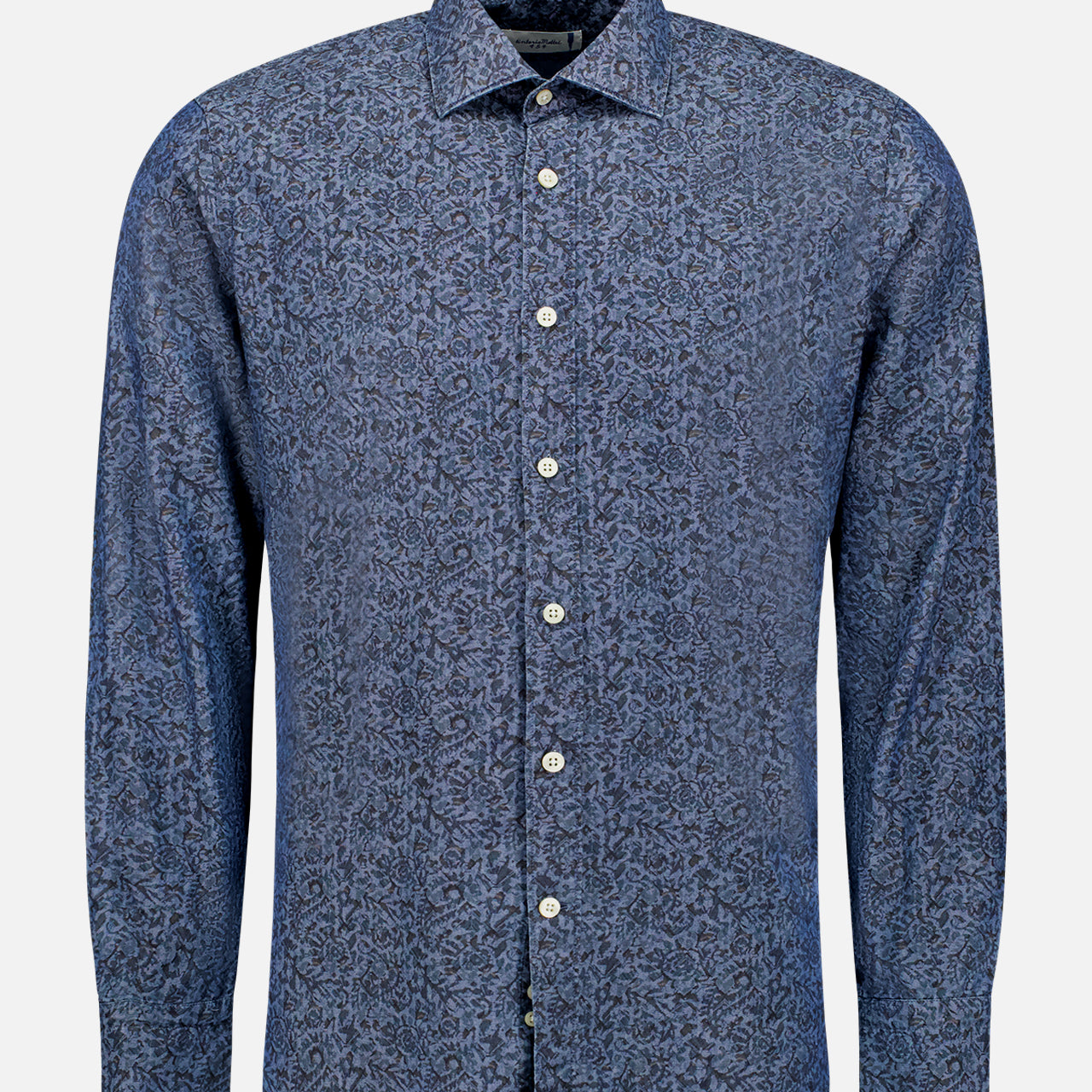 Printed Denim Shirt (7606399467635)