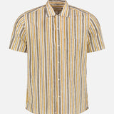 Striped Eyelet Short Sleeve Shirt (14639776563563)