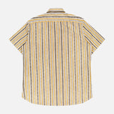Striped Eyelet Short Sleeve Shirt (14639776563563)