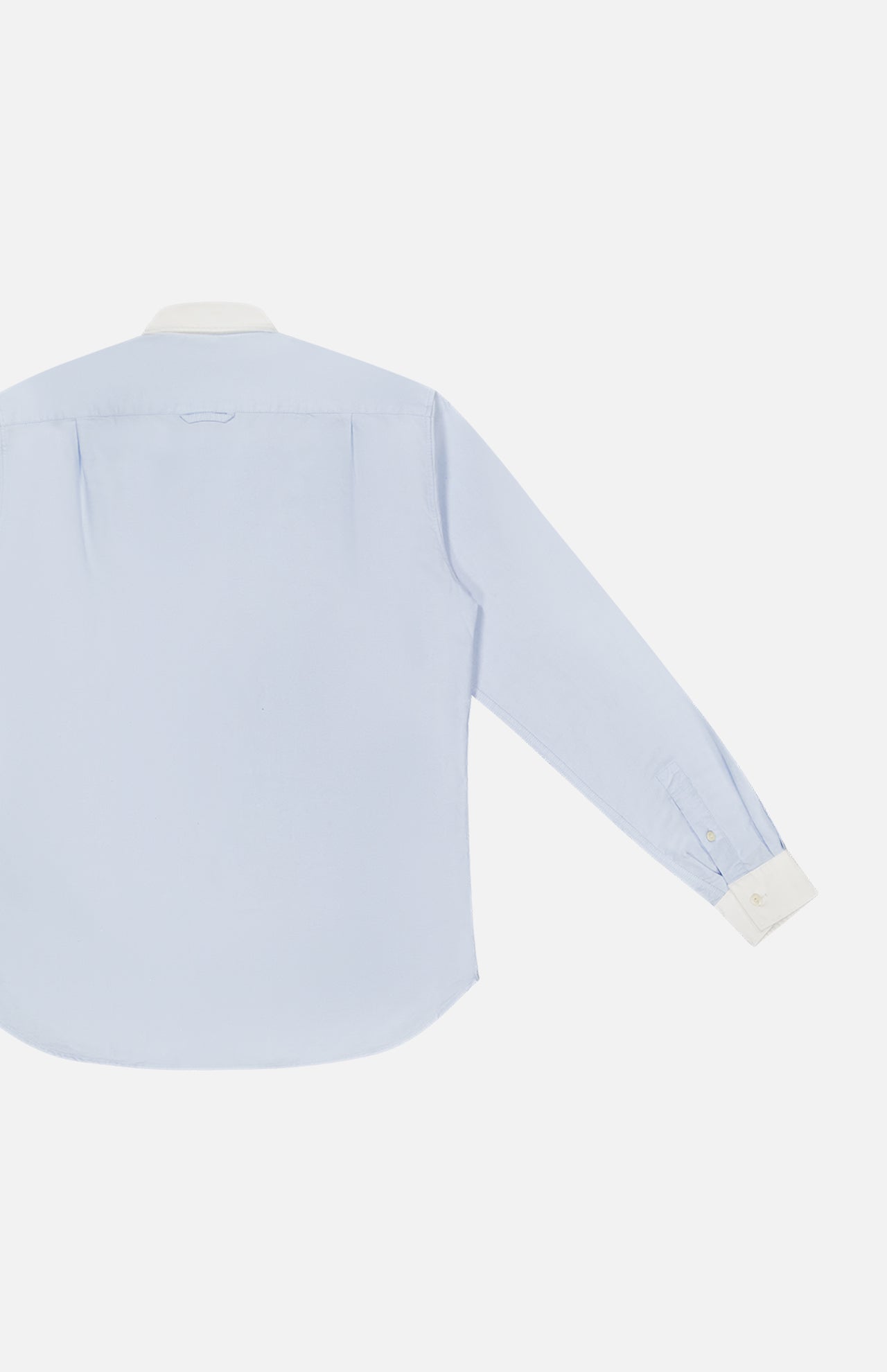 White Collar Solid Shirt (7606399238259)