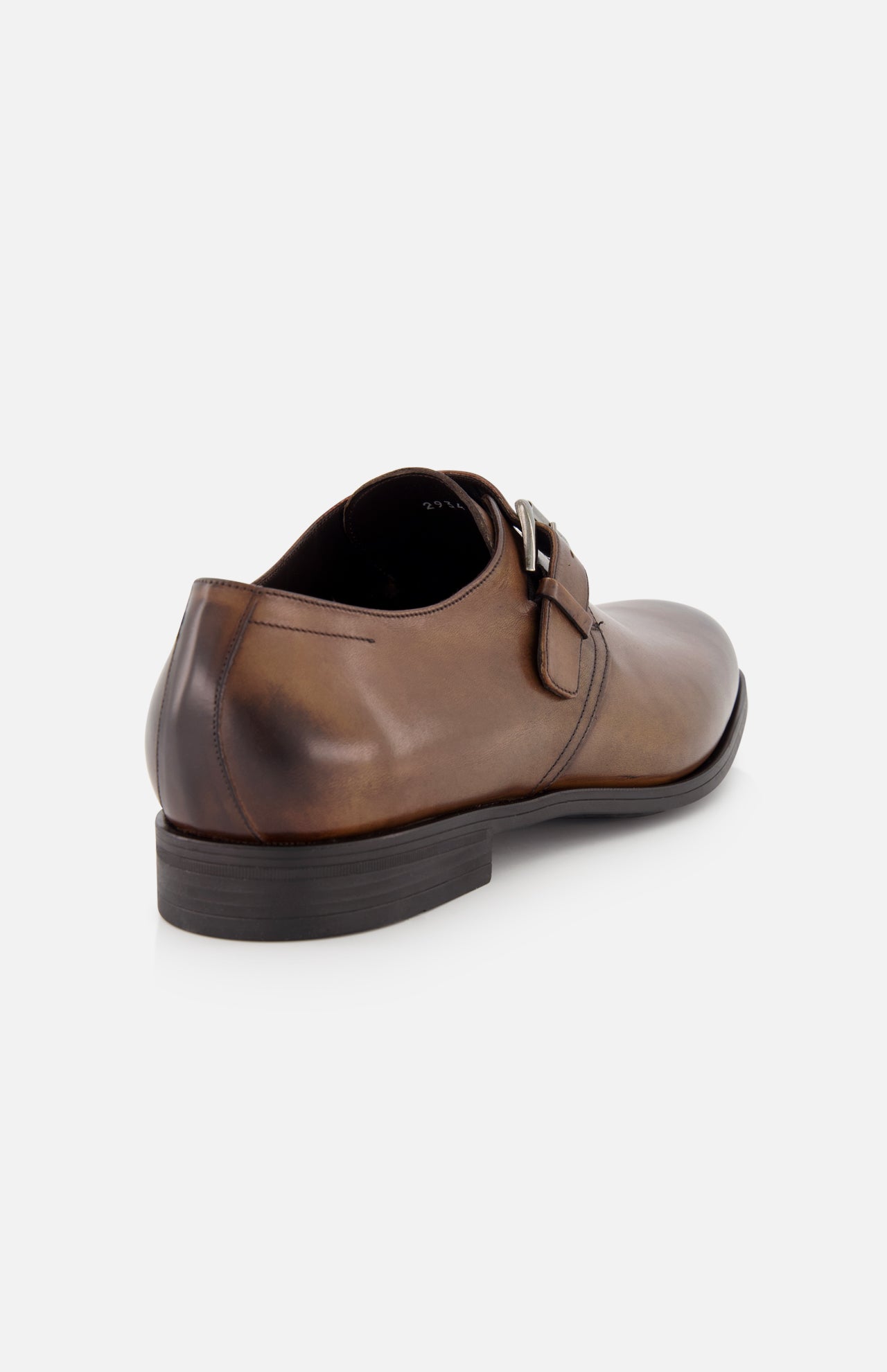 Perkins Leather Monk Strap Shoe (14652850438507)