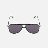 Leon Aviator Black Sunglasses (14640419242347)