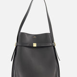 Belted Leather Bucket Bag (14725749735787)