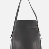 Belted Leather Bucket Bag (14725749735787)