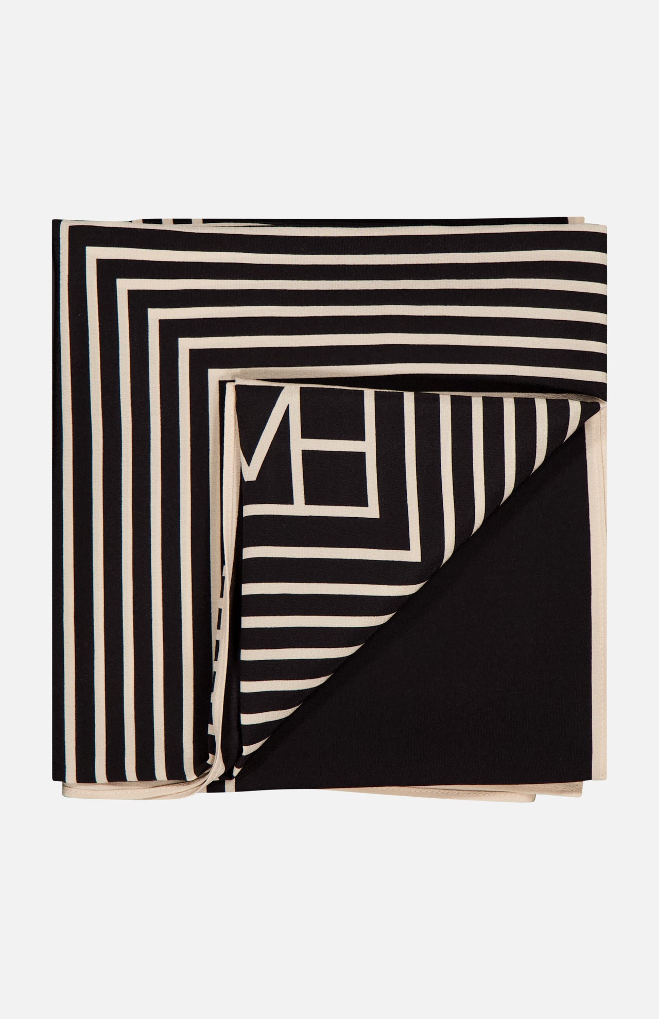 Centered Monogram Silk Scarf (14741946335595)