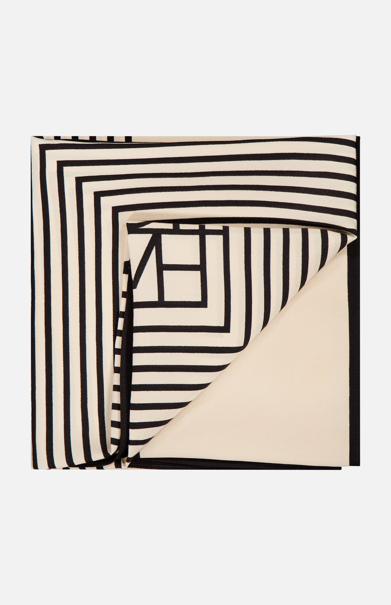 Centered Monogram Silk Scarf (14741946335595)
