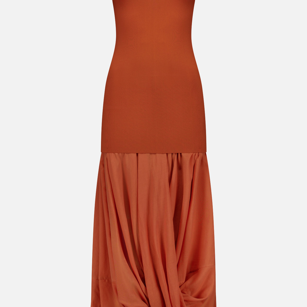 Cocoon Tank Twisted Skirt Dress (14682850001259)