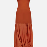Cocoon Tank Twisted Skirt Dress (14682850001259)