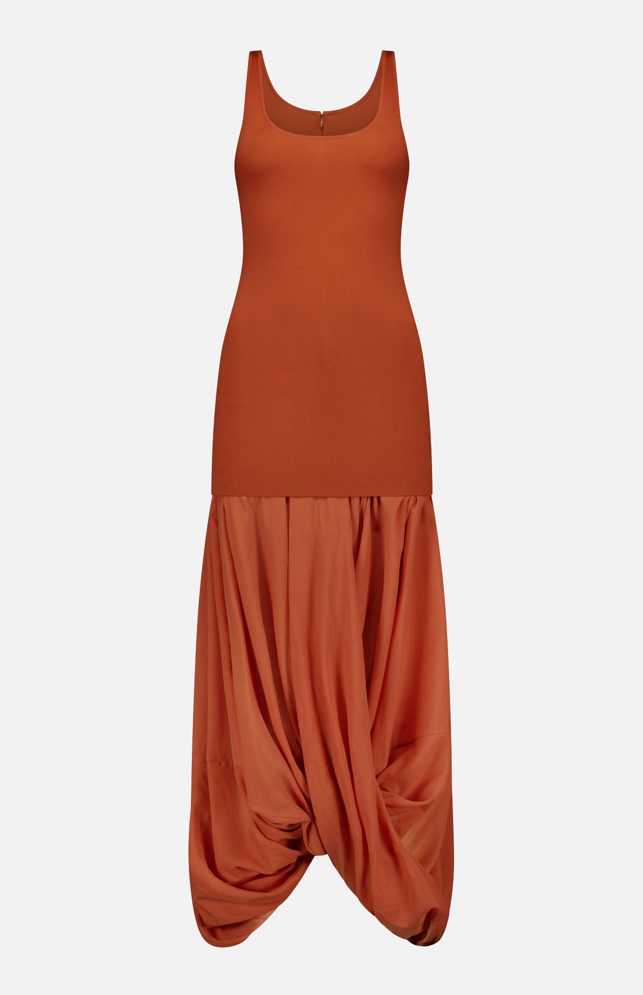 Cocoon Tank Twisted Skirt Dress (14682850001259)