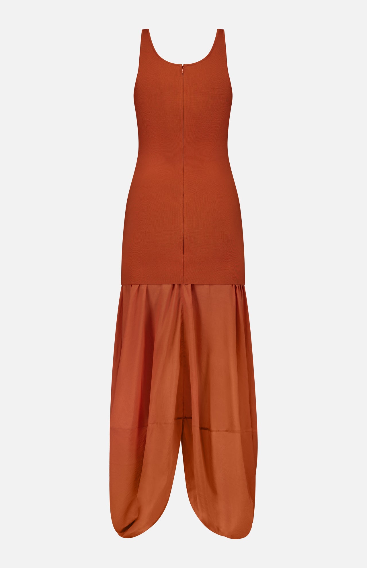 Cocoon Tank Twisted Skirt Dress (14682850001259)