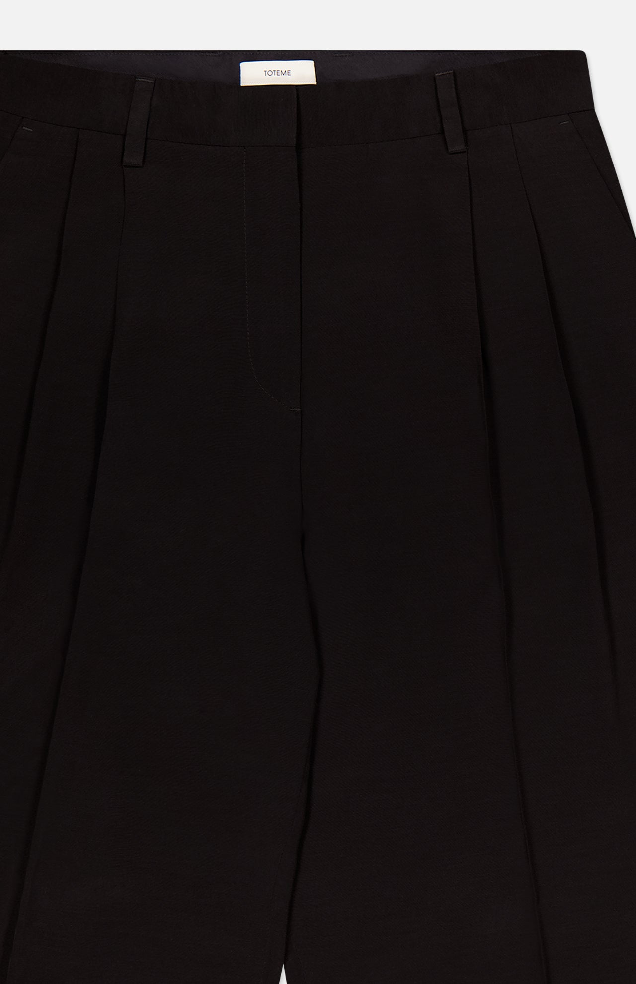 Double-Pleat Straight Trousers (14661260804459)