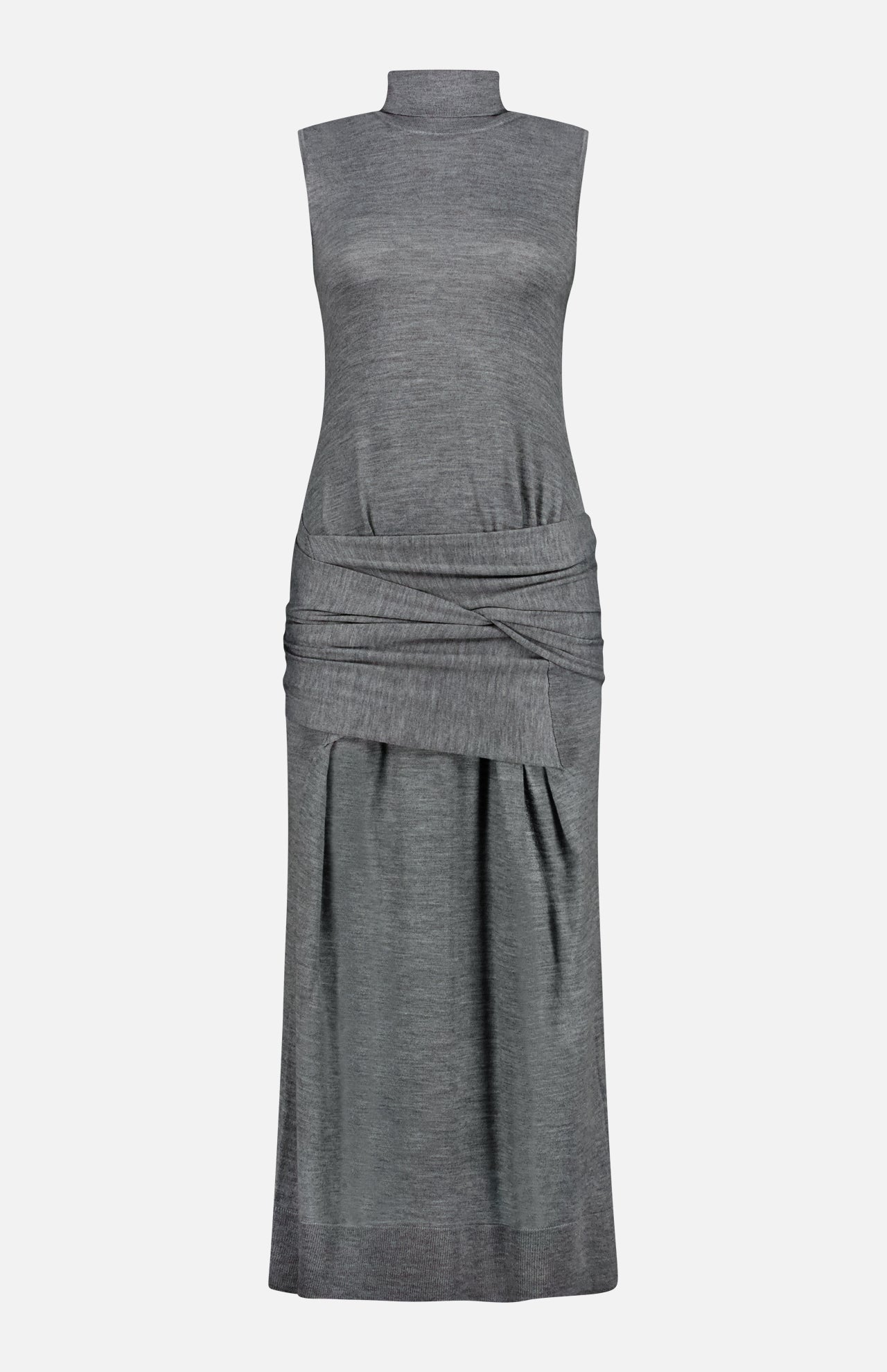 Draped Knit Dress (7725239894131)