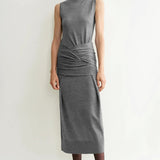 Draped Knit Dress (7725239894131)