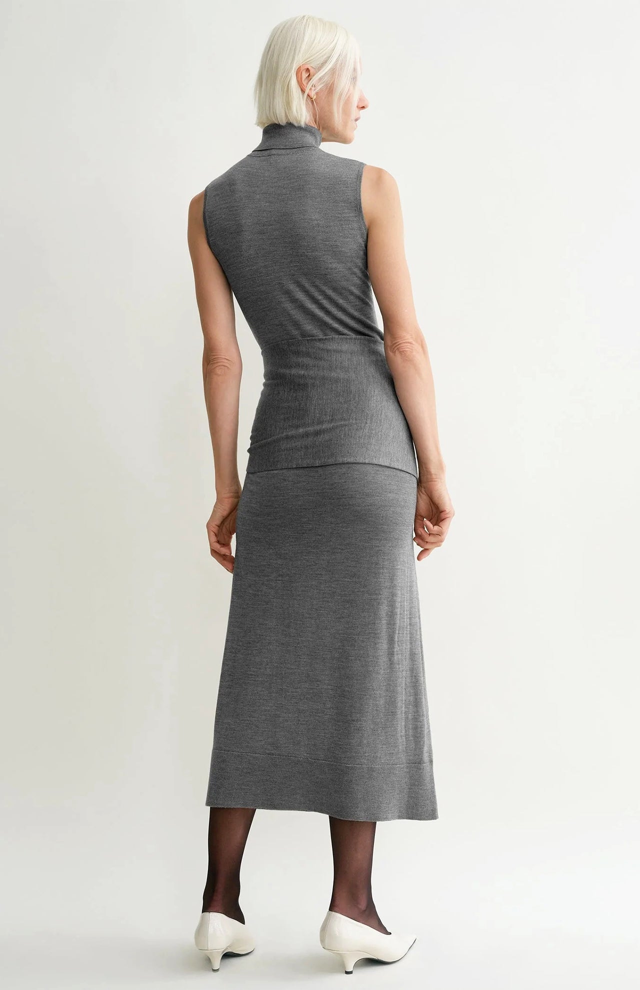 Draped Knit Dress (7725239894131)