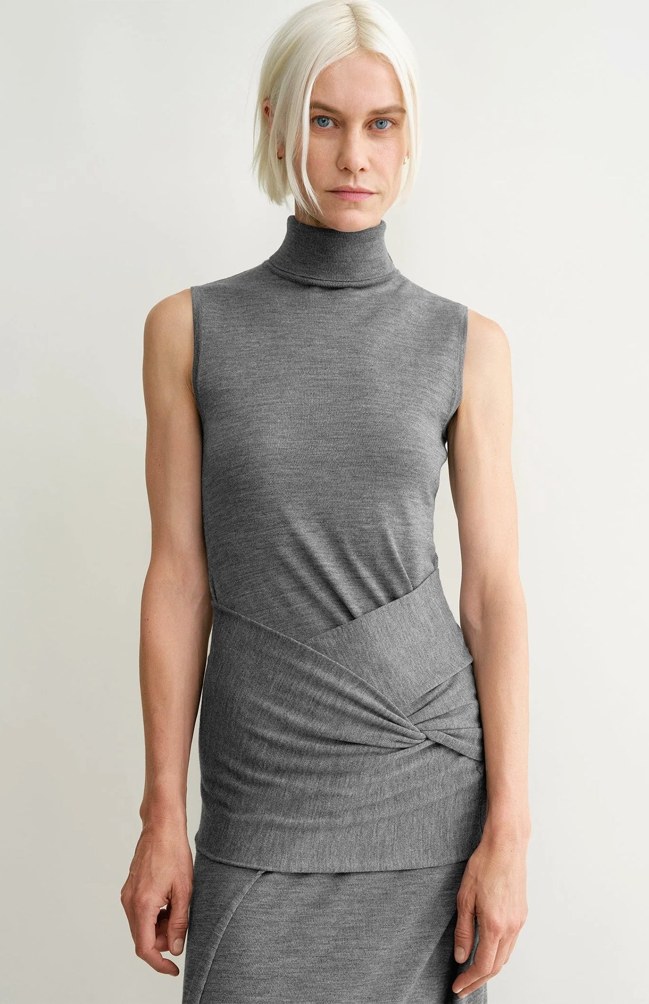 Draped Knit Dress (7725239894131)