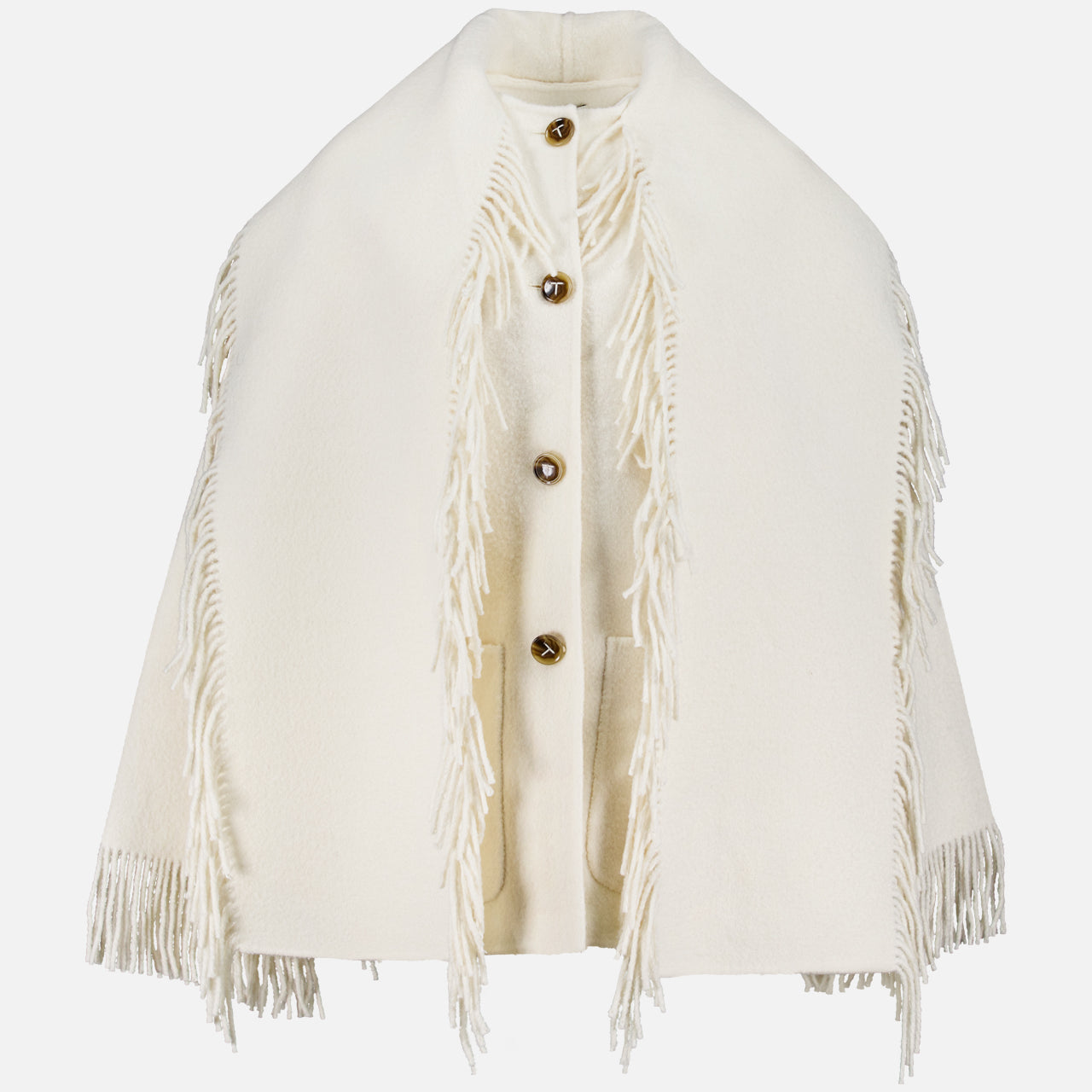 Oversized Fringed Scarf Jacket (14725750358379)