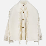 Oversized Fringed Scarf Jacket (14725750358379)
