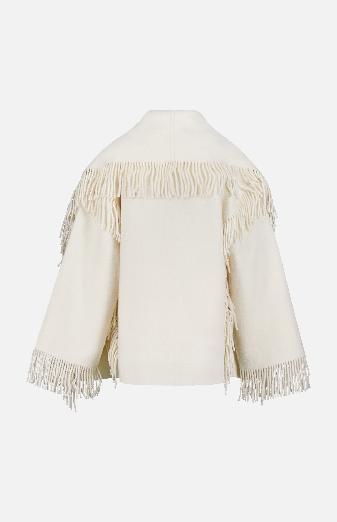 Oversized Fringed Scarf Jacket (14725750358379)