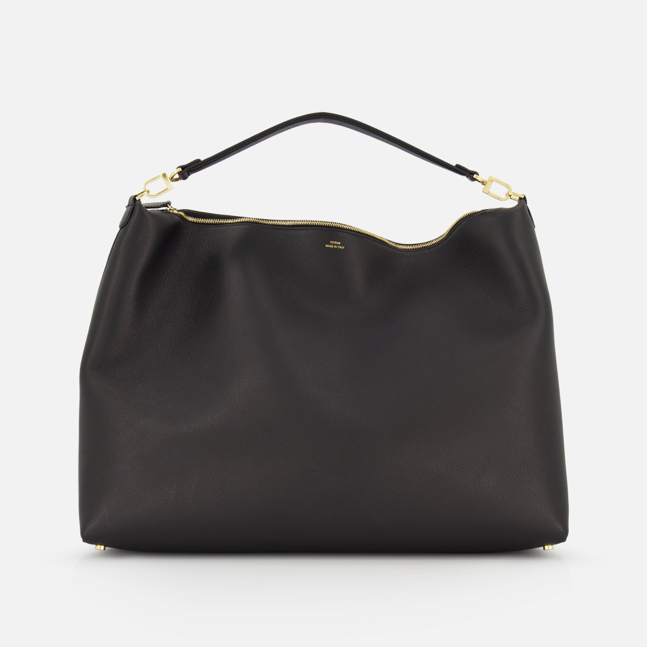 Grainy-Leather Scoop Tote Bag (14725749866859)
