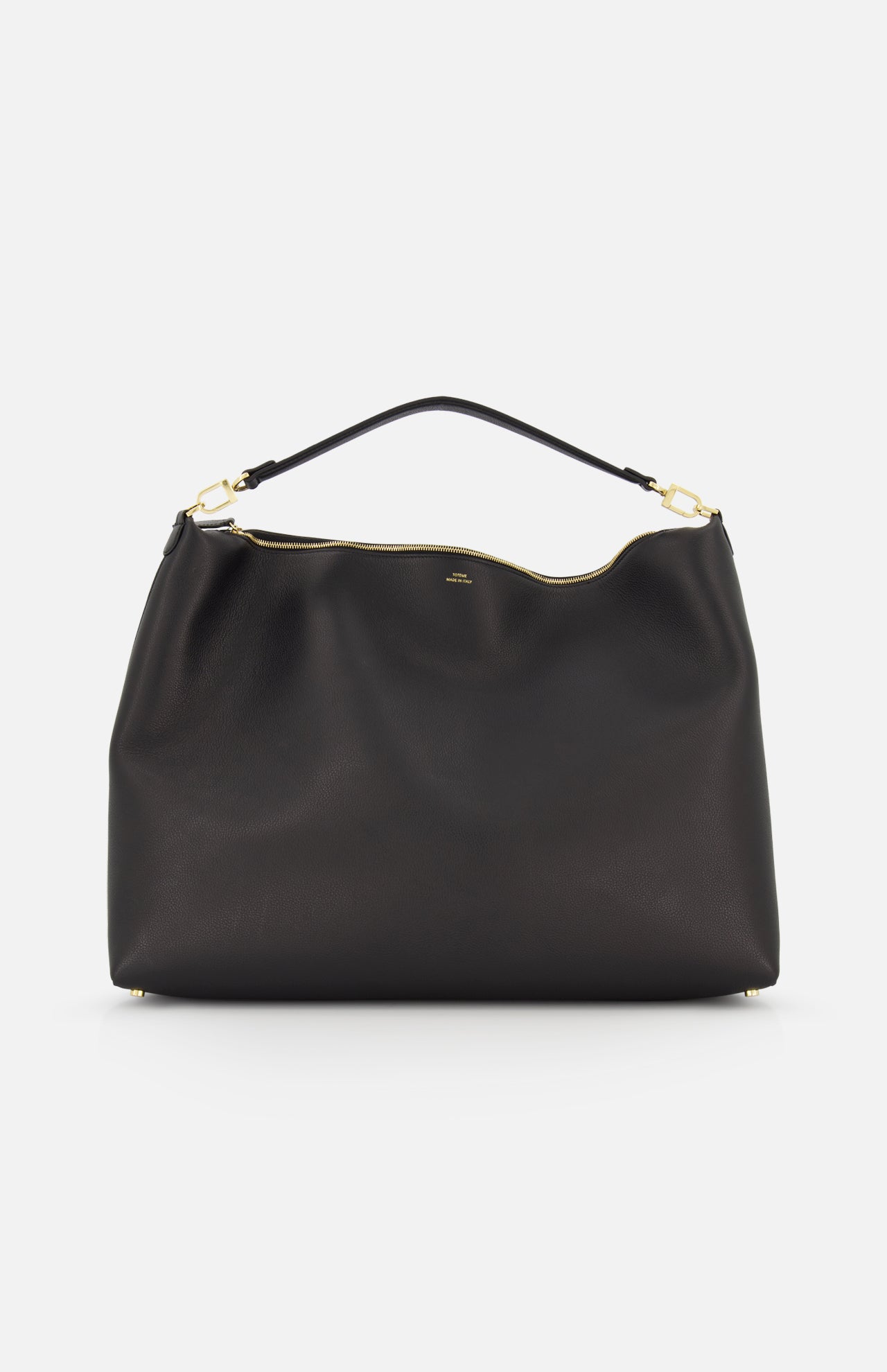 Grainy-Leather Scoop Tote Bag (14725749866859)