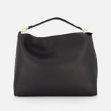 Grainy-Leather Scoop Tote Bag (14725749866859)