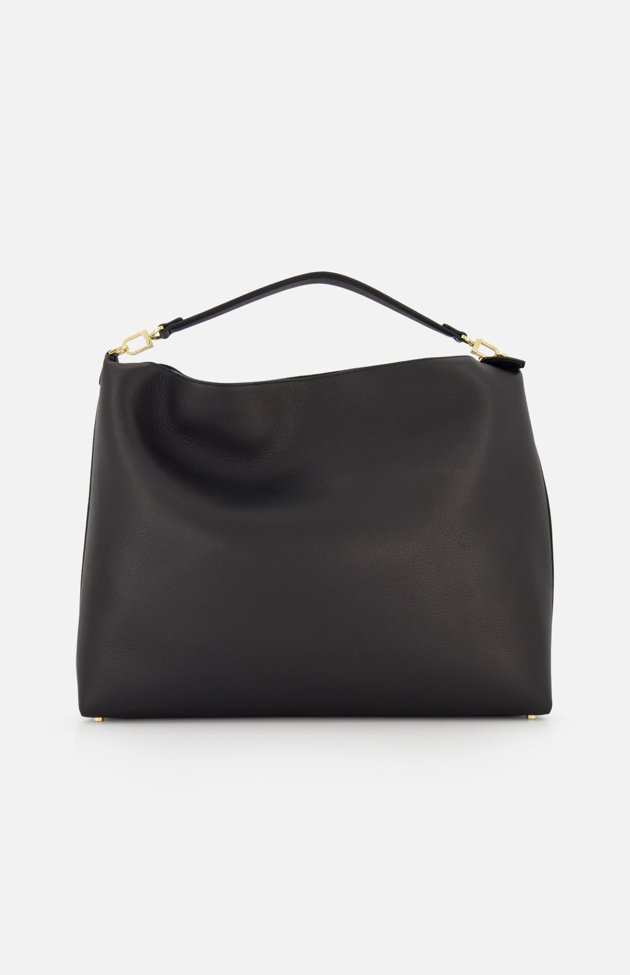 Grainy-Leather Scoop Tote Bag (14725749866859)