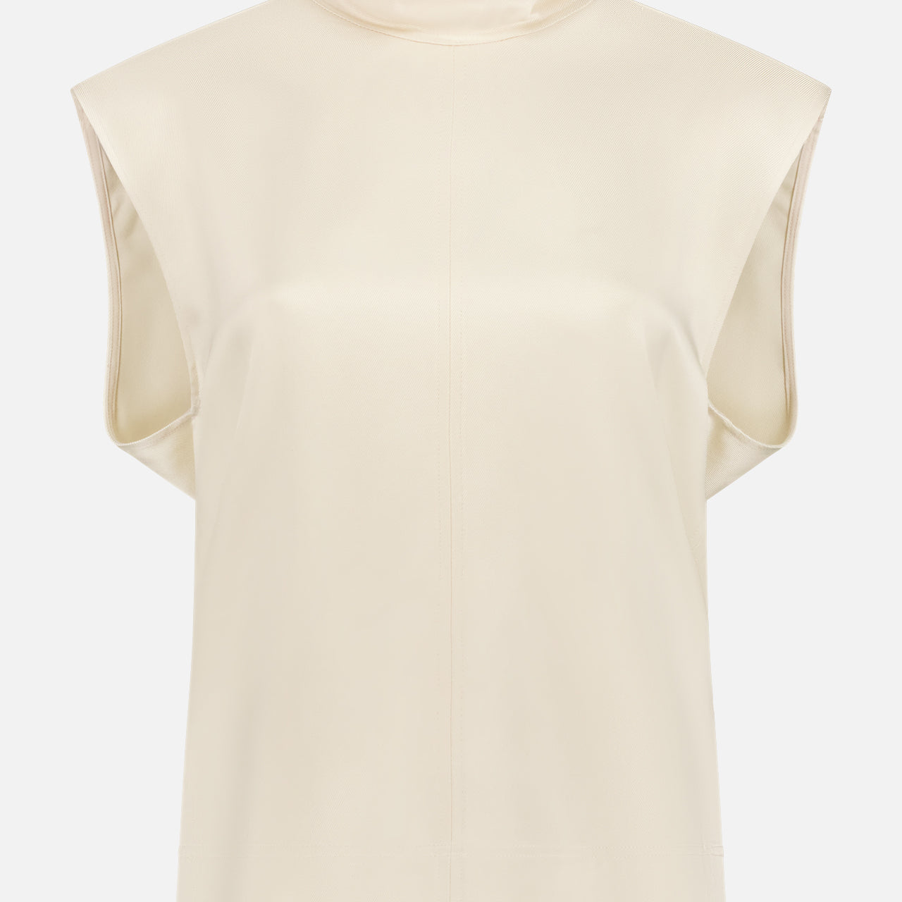 Sleeveless High Neck Blouse (14661260902763)