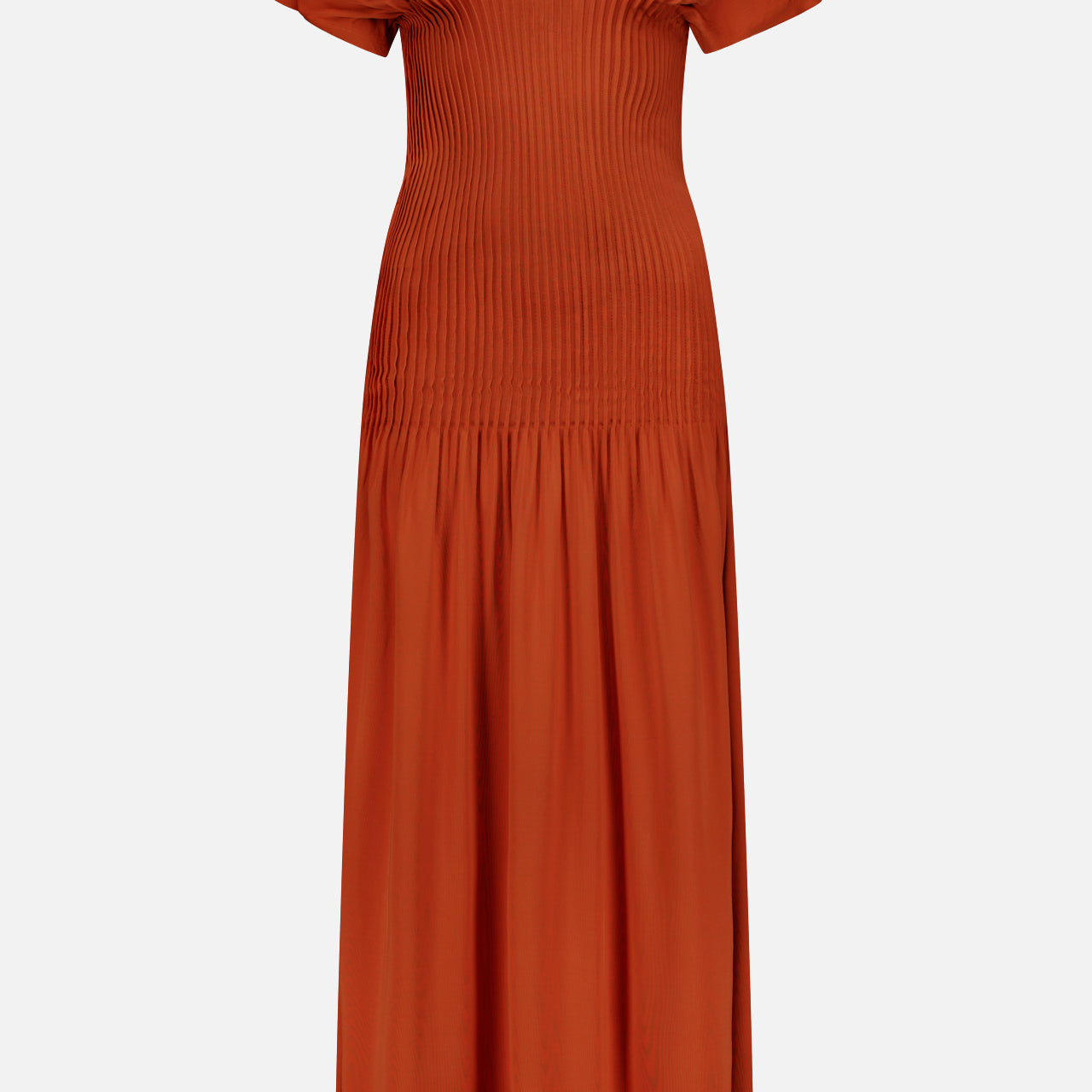 Knife-Pleated Jersey Maxi Dress (14682849804651)