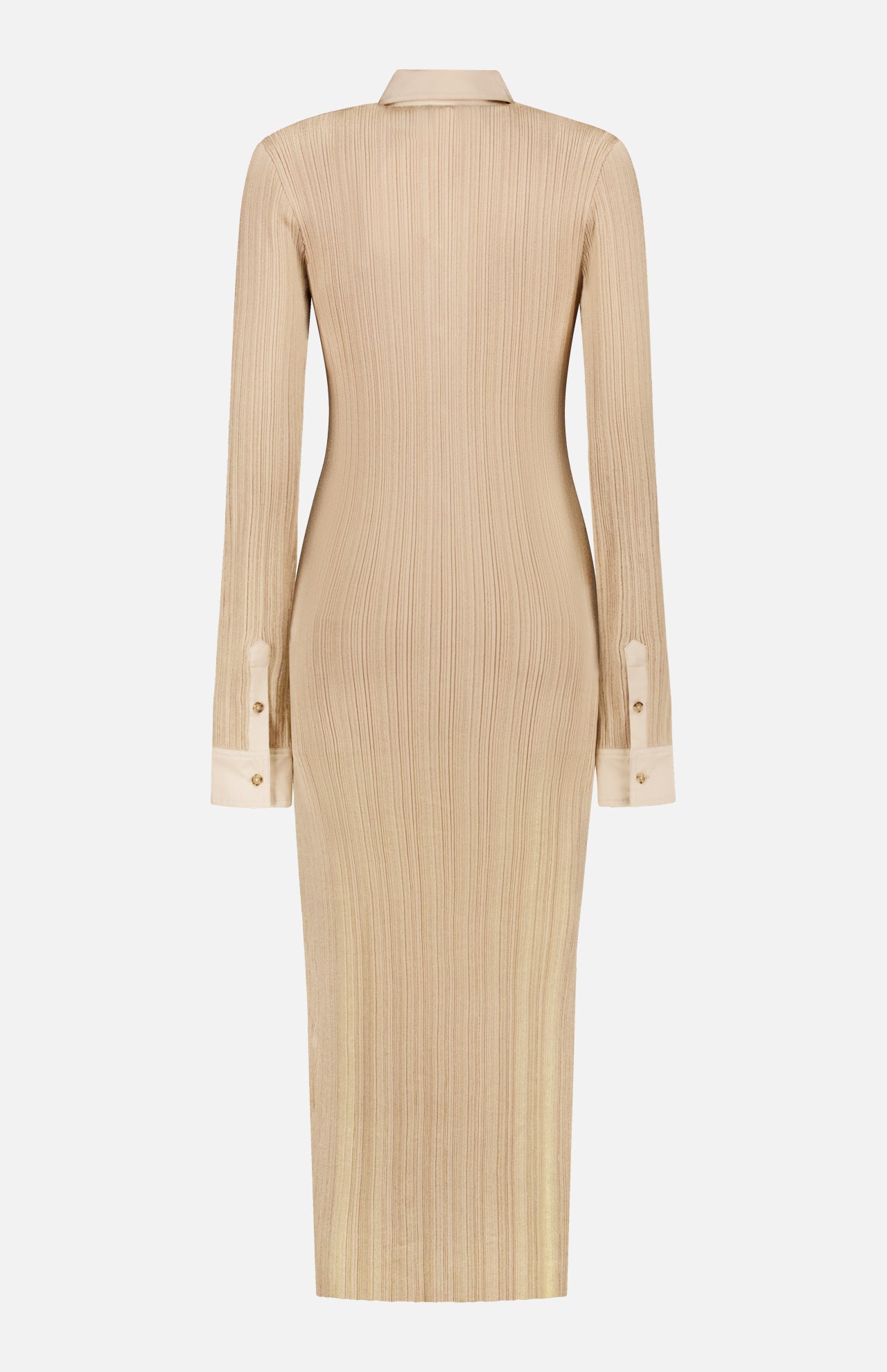 Knitted Shirt Dress (14661260706155)