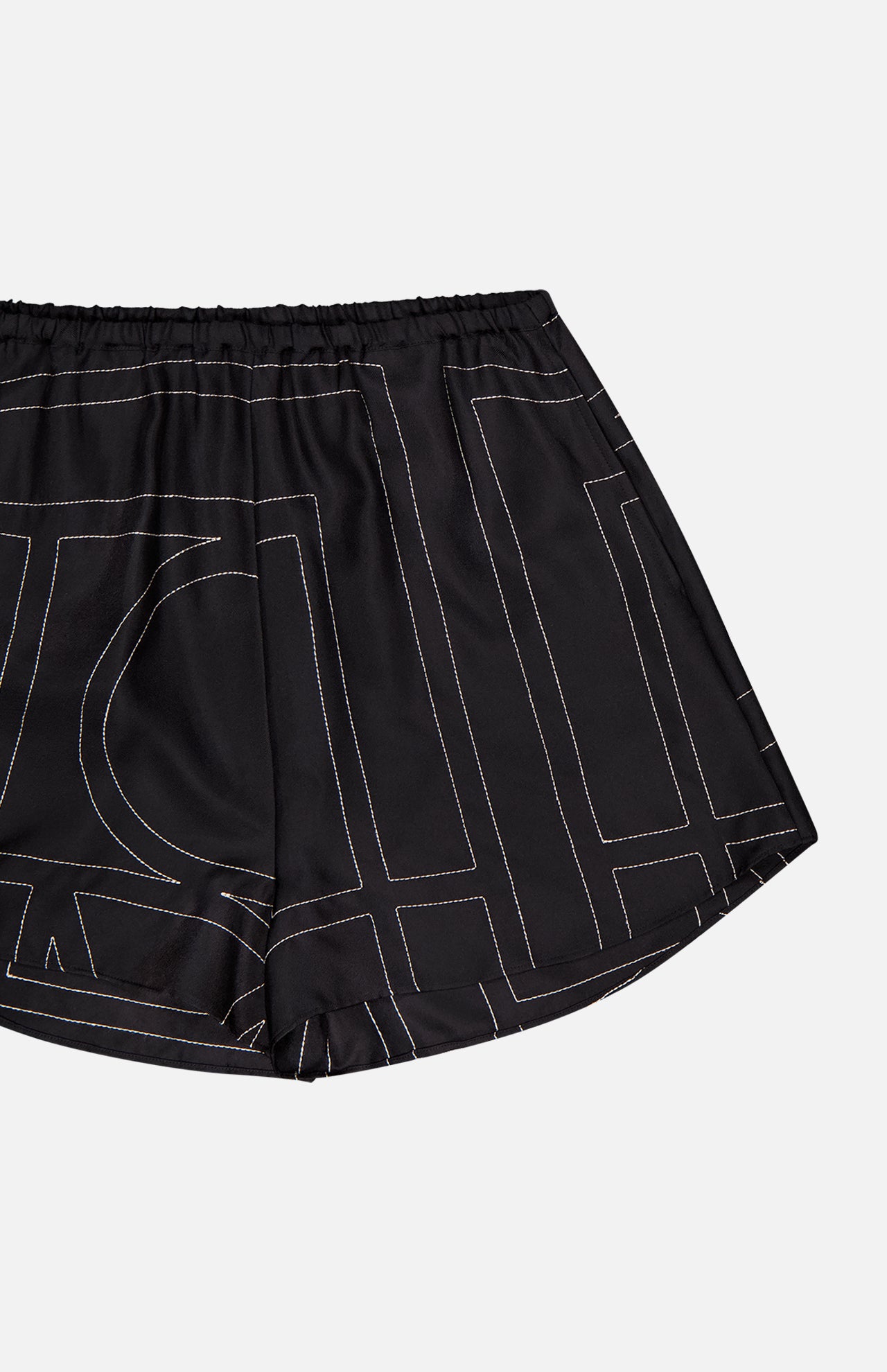 Monogram Silk PJ Shorts (14735809151339)