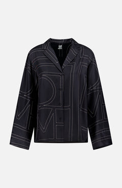 TOTEMEMonogram Silk PJ TopA.K. Rikk's