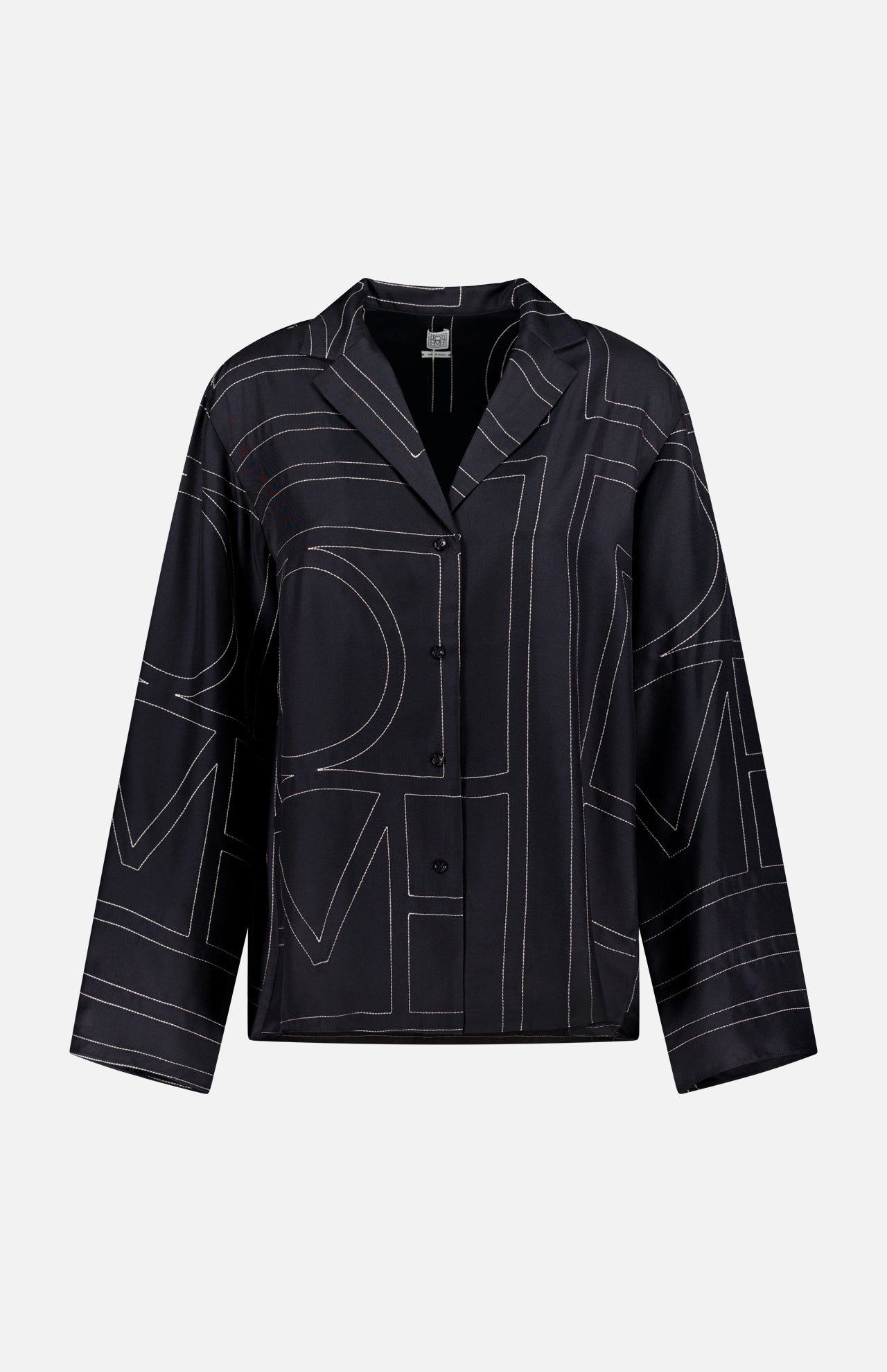 Monogram Silk PJ Top (7332027236467)