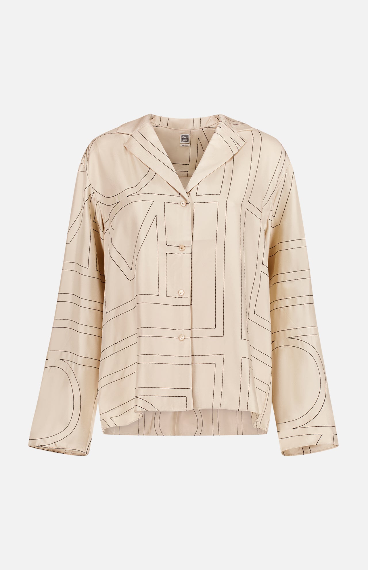 Monogram Silk PJ Top (7145026748531)