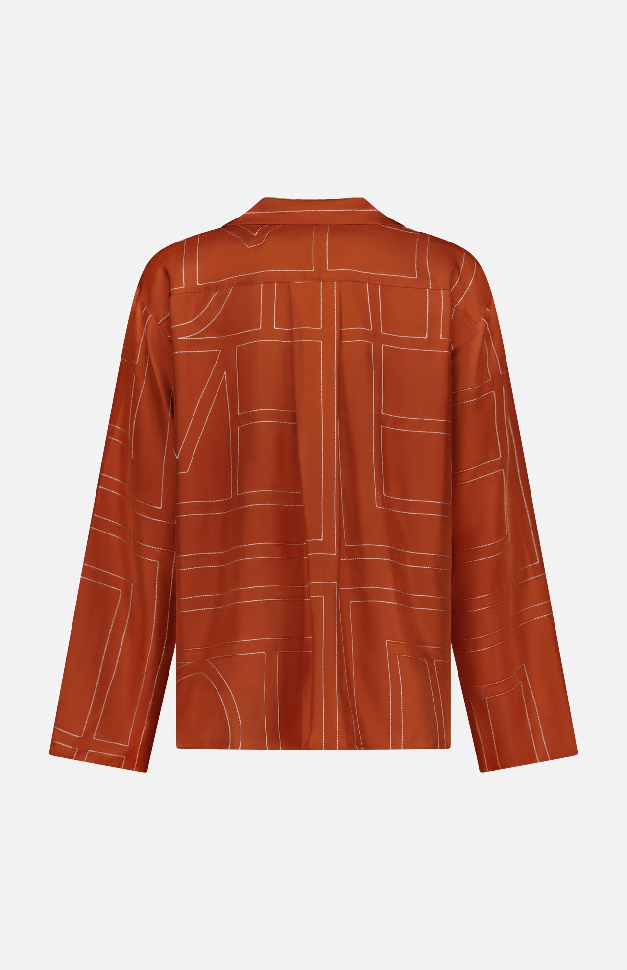 Monogram Silk PJ Top (14682849870187)