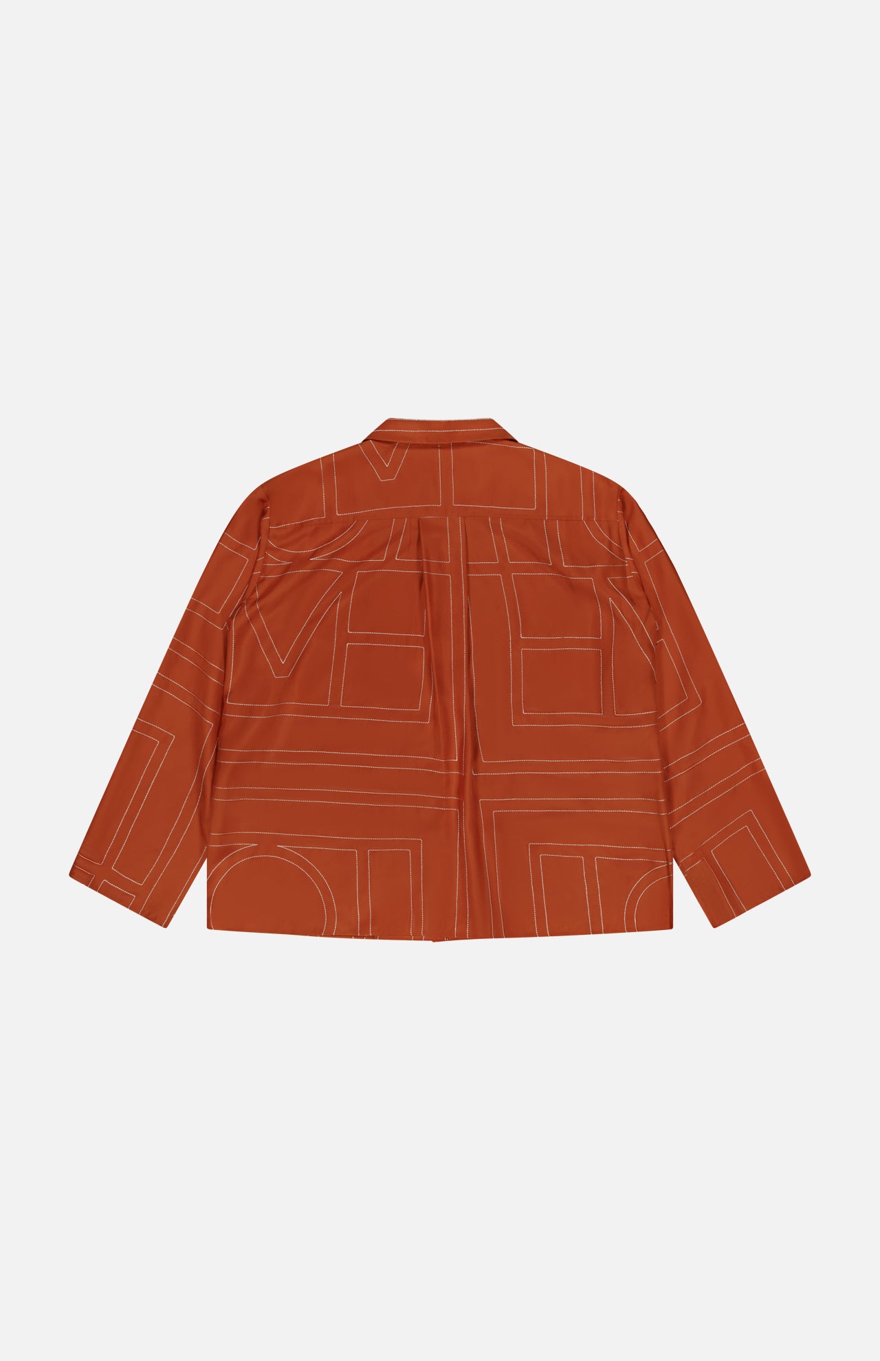 Monogram Silk PJ Top (14682849870187)