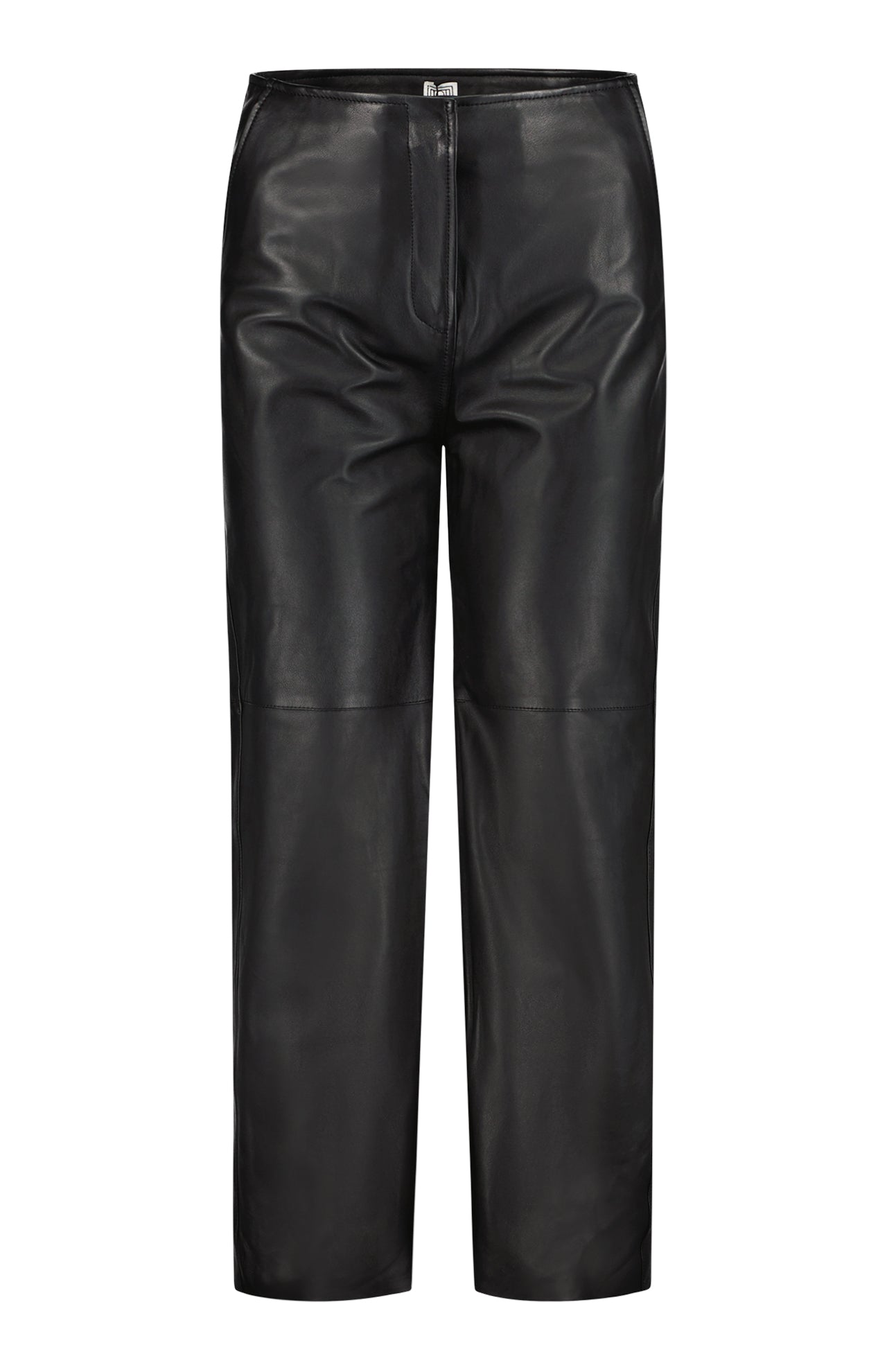 Paneled Leather Trousers (7312312172659)