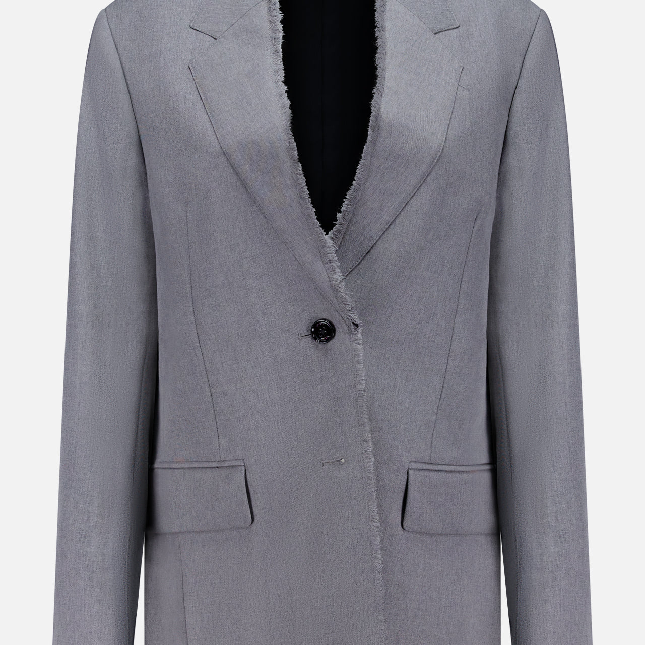 Raw Lapel Oversized Jacket (14682850099563)