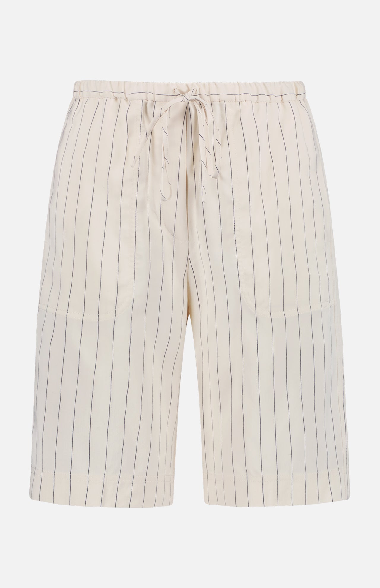 Relaxed Pinstriped Shorts (7406479179891)