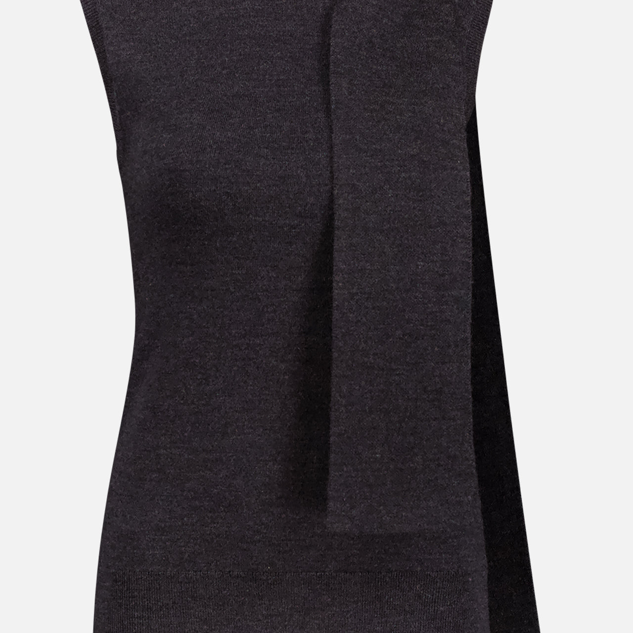 Sleeveless Scarf Knit Top (14620158296427)