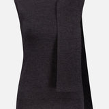 Sleeveless Scarf Knit Top (14620158296427)