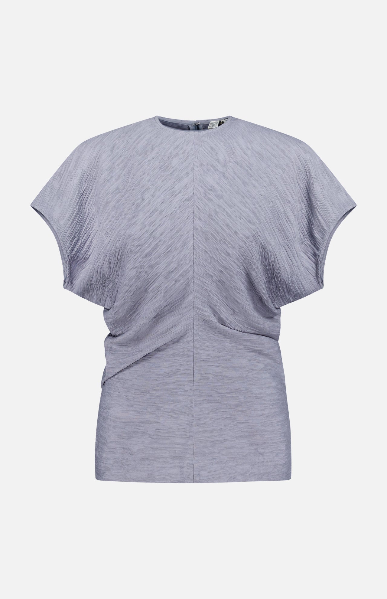 Slouch Waist Crinkled Fabric Top (14735809118571)