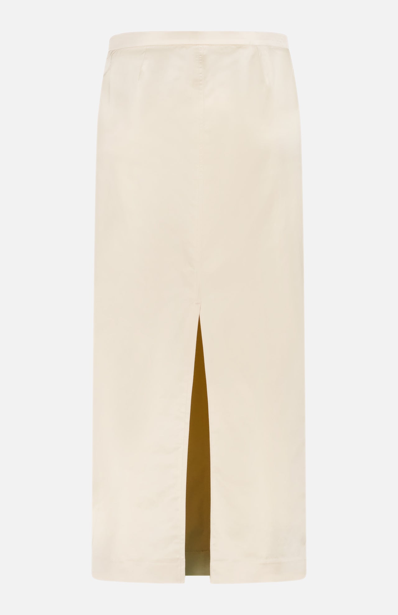 Straight Front Slit Skirt (14661260771691)