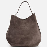 Suede Belted Tote Bag (14725749637483)