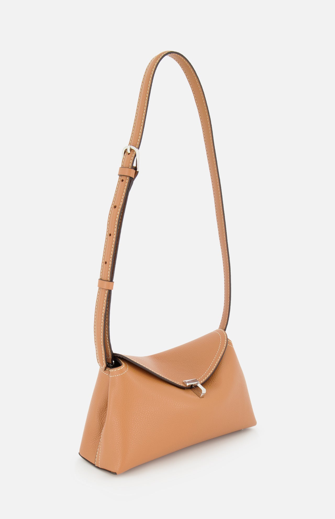 T-Lock Grained-Leather Clutch (14725749703019)