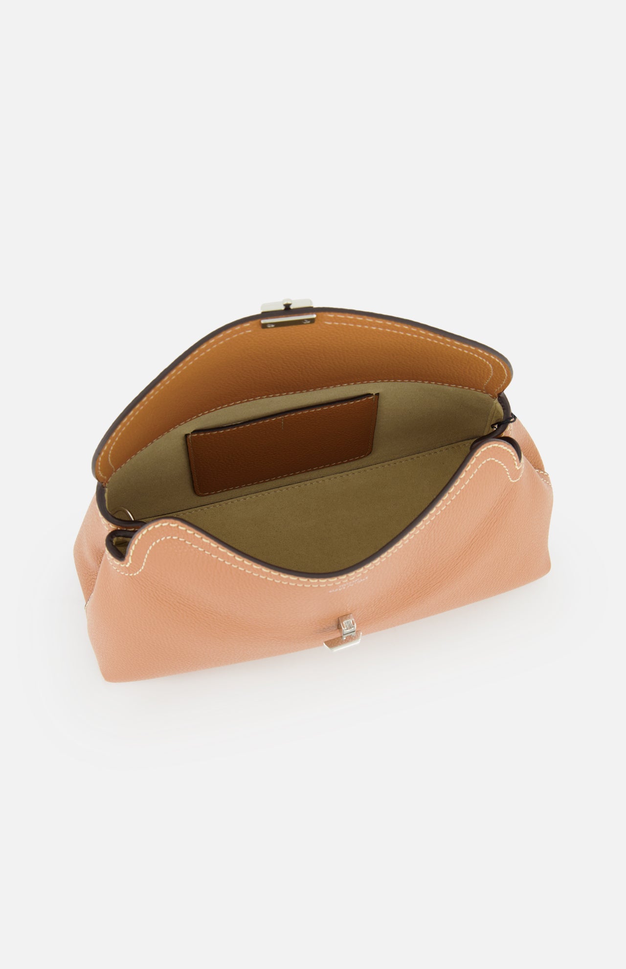 T-Lock Grained-Leather Clutch (14725749703019)