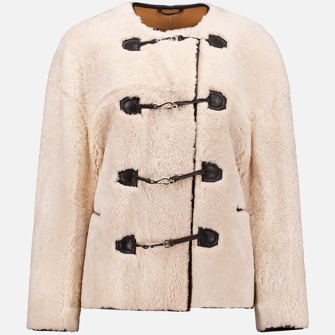 Teddy Shearling Clasp Jacket (7725239795827)