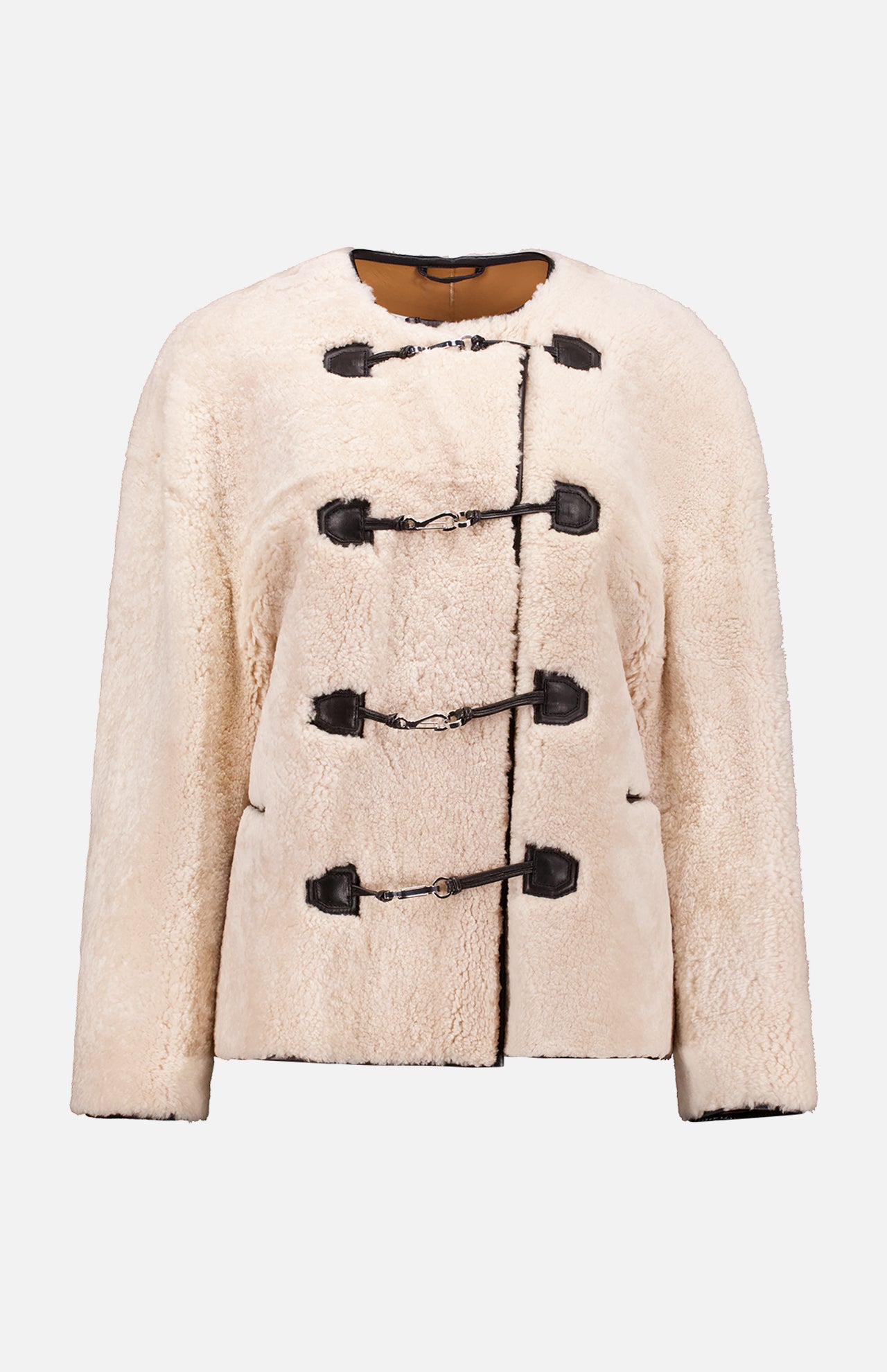 Teddy Shearling Clasp Jacket (7725239795827)