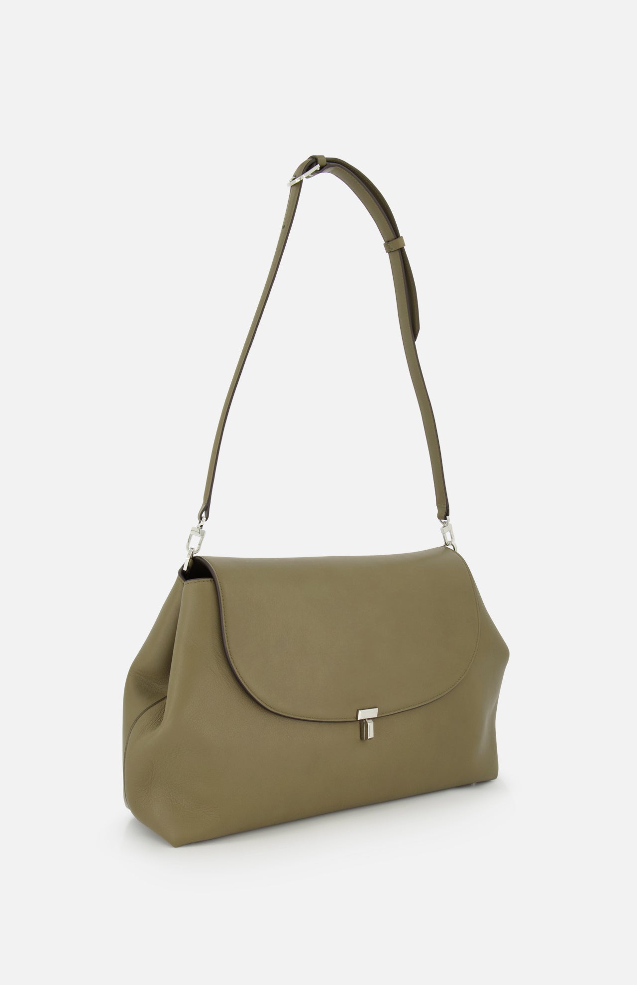T-Lock Leather Satchel Bag (14725749834091)