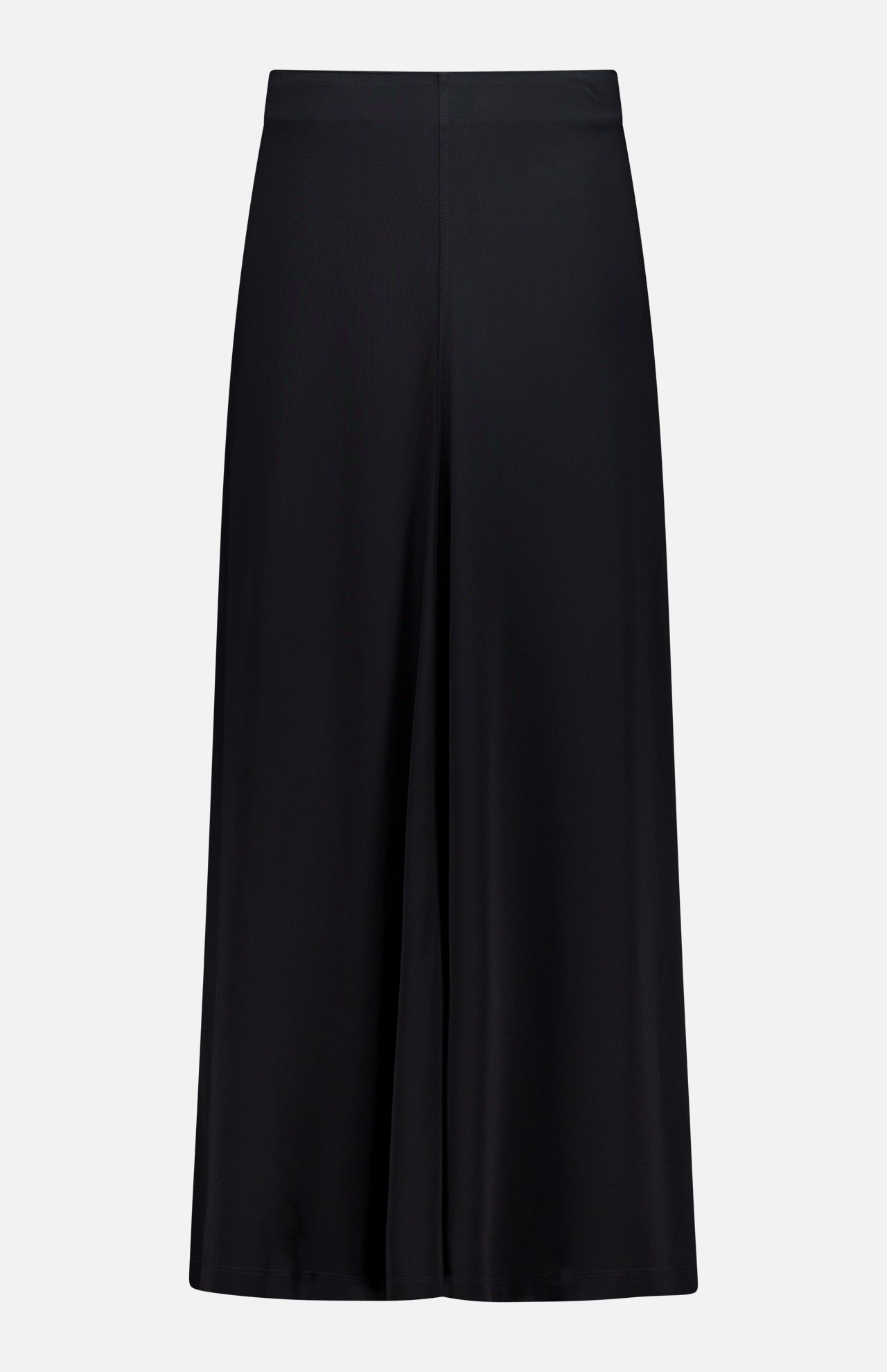 The TOTEME Flared Jersey Skirt is shown against a plain white background, featuring a high waist and wide, flowing silhouette for an effortlessly chic look.