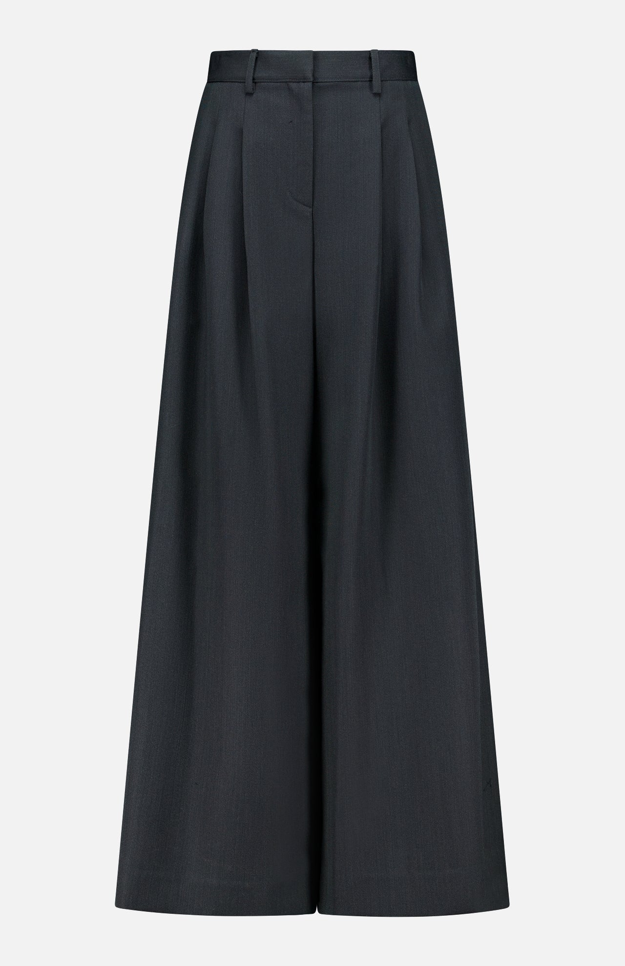Avery Wide Leg Wool Pant (14717861757291)